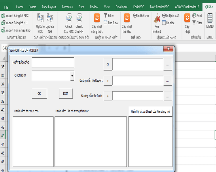 Tùy biến Menu Ribbon trong Excel