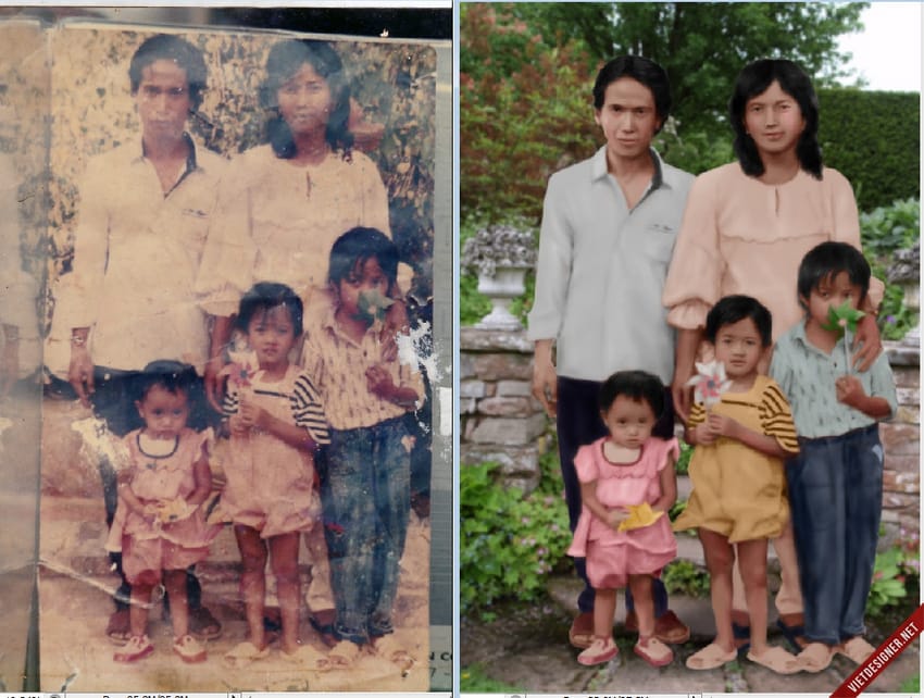 phục chế ảnh cũ bằng photoshop