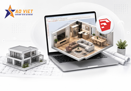 khóa học thiết kế 3D trên SketchUp từ cơ bản tới nâng cao & 3Ds Max. Học diễn họa kiến trúc và kiến trúc. Khóa học SketchUp cho người mới bắt đầu.