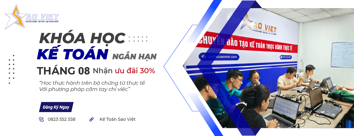 khóa học kế toán thực hành, kế toán thuế, kế toán tổng hợp, kế toán doanh nghiệp