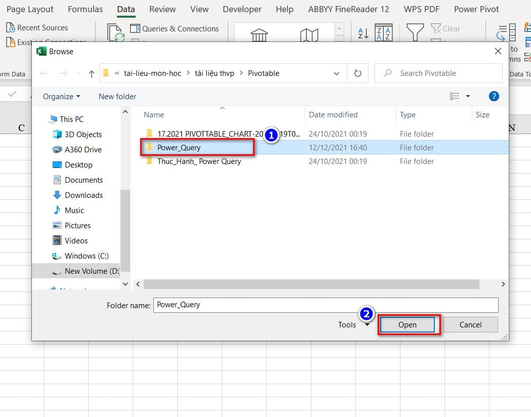 chọn file thư mục