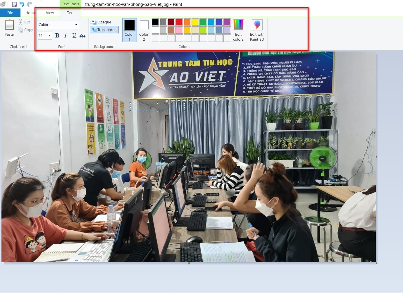 hình ảnh công cụ thay đổi chữ