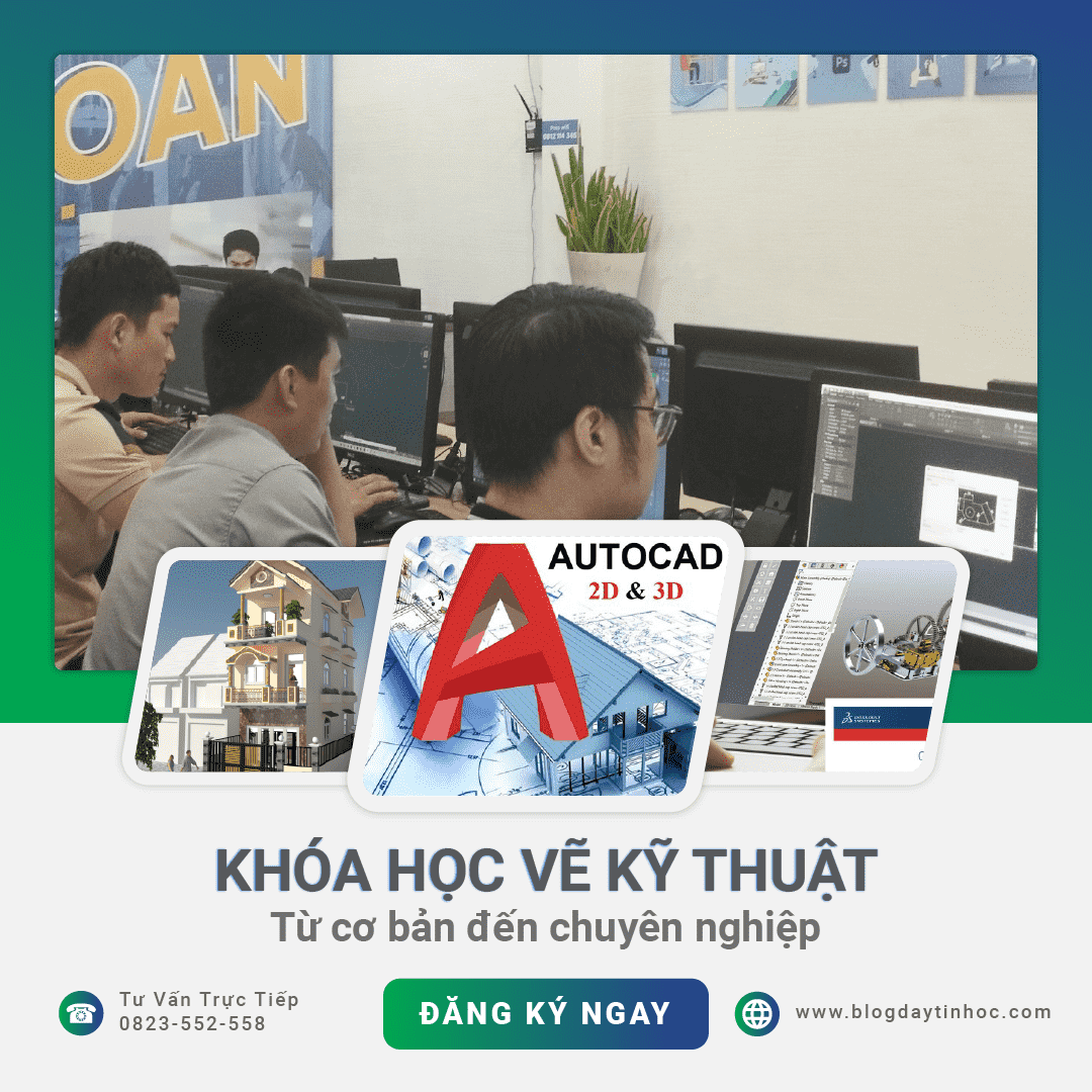 Khóa học Autocad tại Cầu Giấy