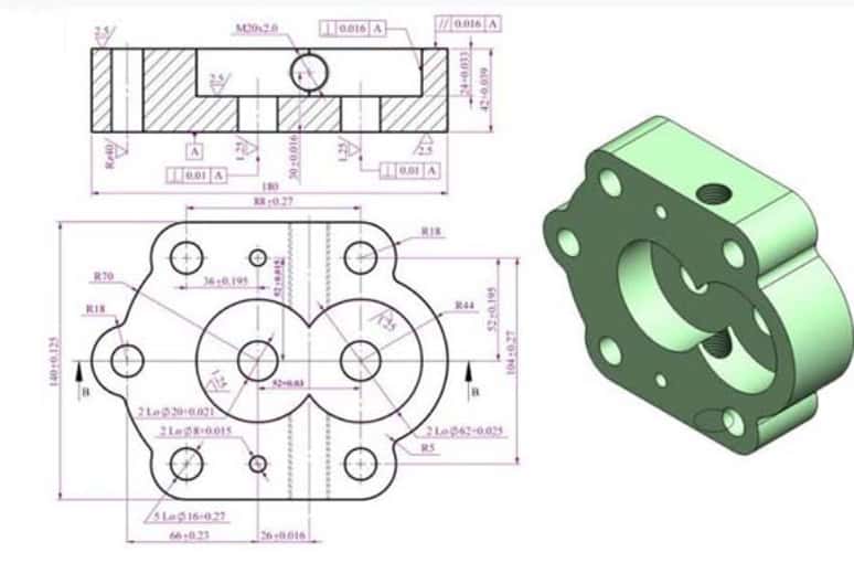 khóa học thiết kế bản vẽ cơ khí