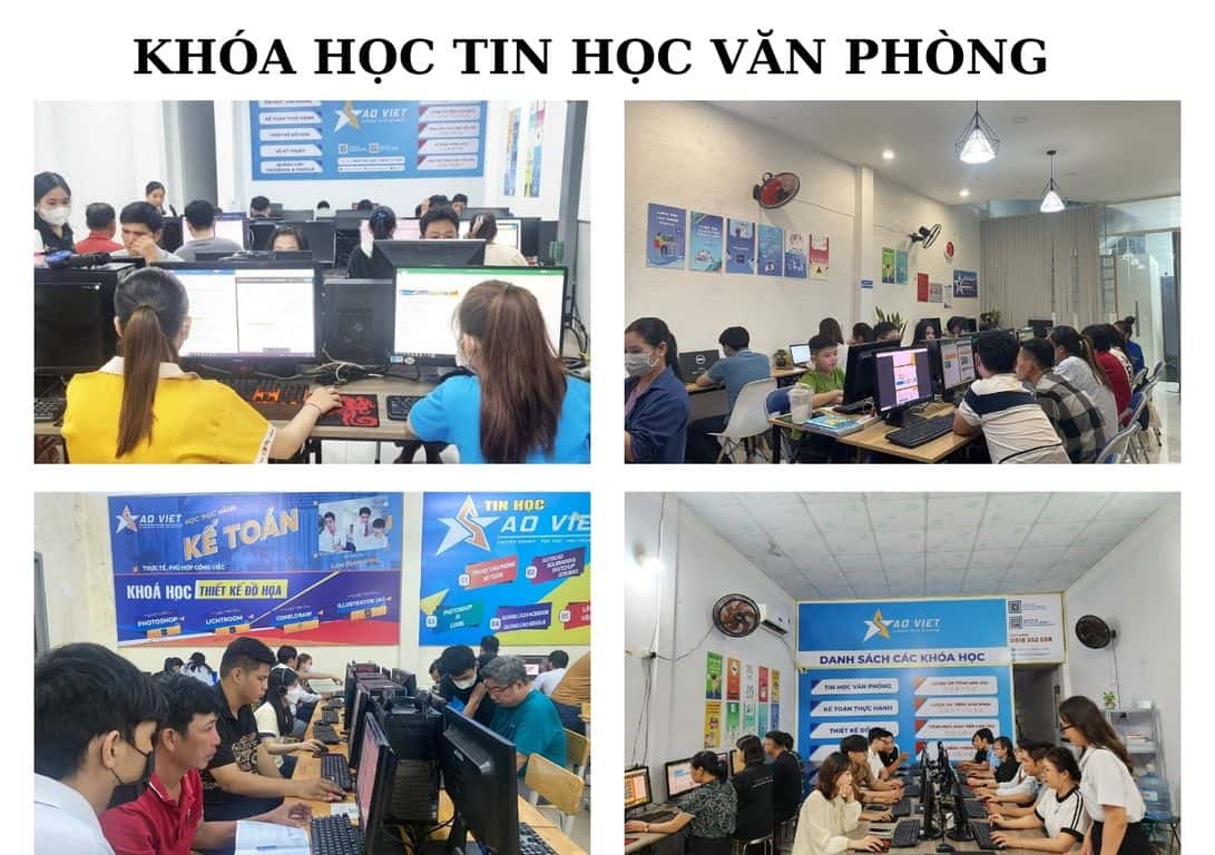 Khóa học tin học văn phòng cho người đi làm