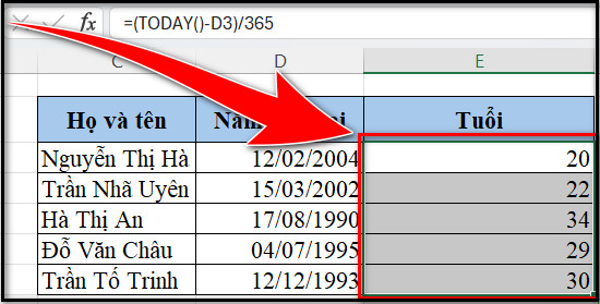 Xem kết quả