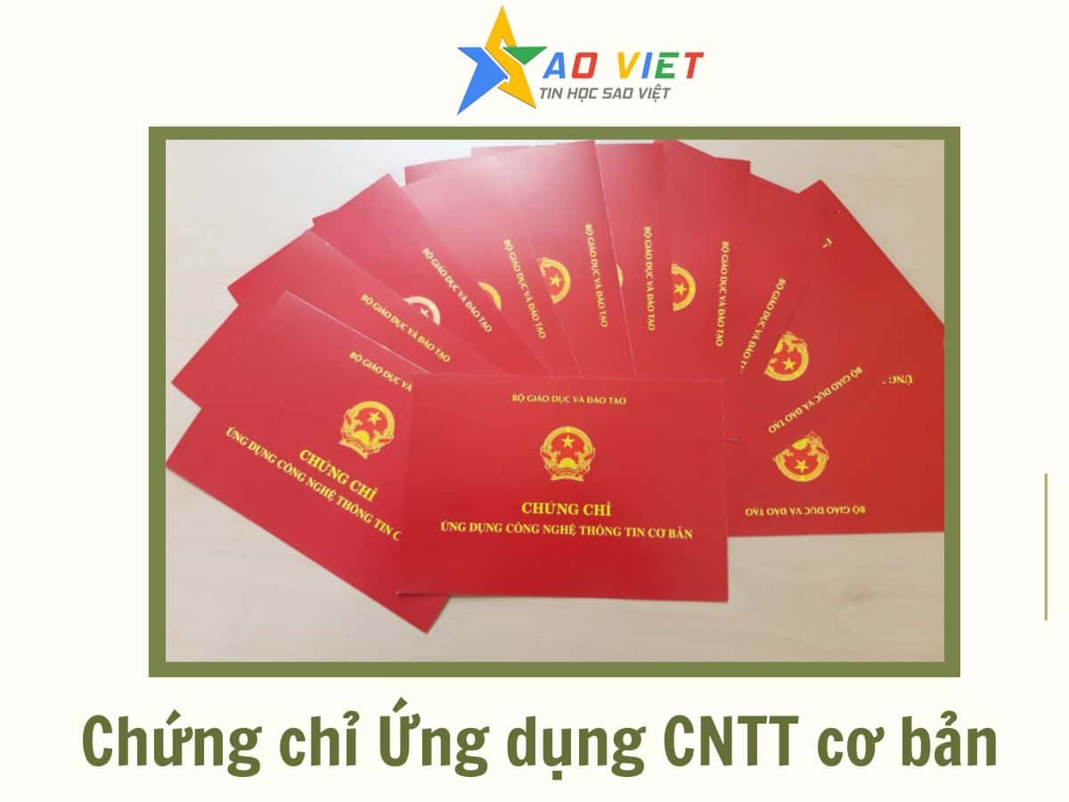 Chứng chỉ UDCNTT cơ bản