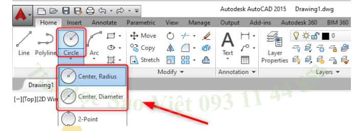 Hướng Dẫn Tự Học AutoCAD Cơ Bản Đến Nâng Cao Bài 4: Lệnh Vẽ Đường Tròn