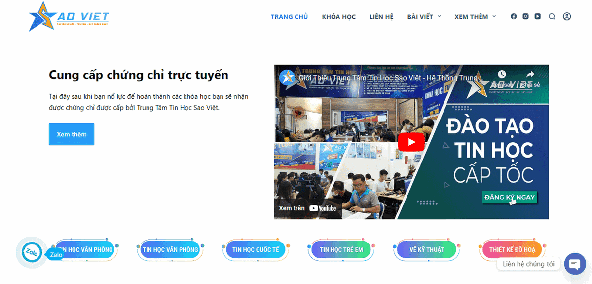 Web Học Trực Tuyến