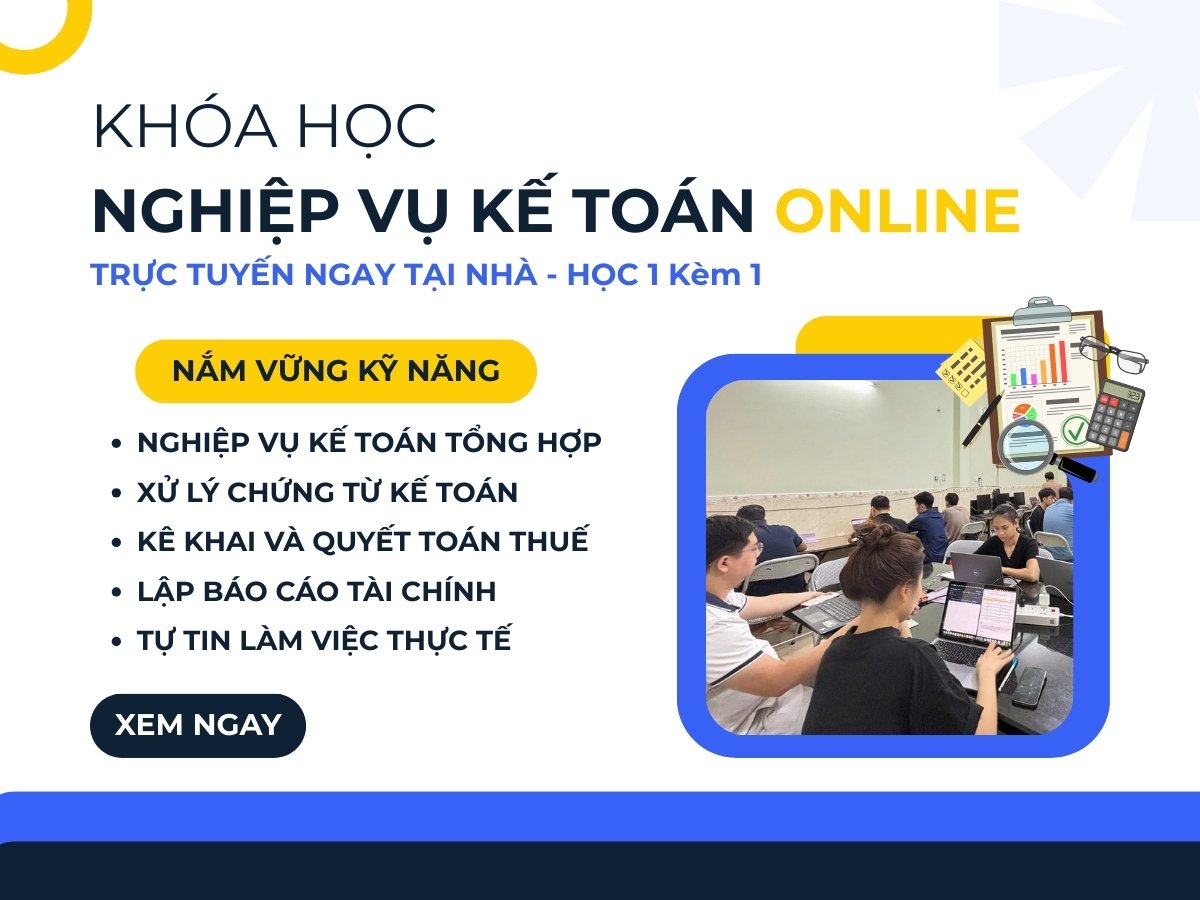 Khóa học kế toán online