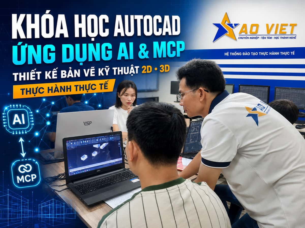 Học ứng dụng AI trong thiết kế bản vẽ AutoCAD