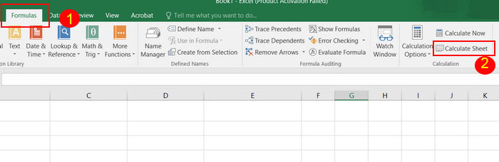 Calculate Sheet